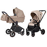 Коляска універсальна CARRELLO Epica/G CRL-8511 (3in1) Almond Beige +дождевик, фото 4