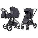 Коляска універсальна CARRELLO Omega CRL-6540 (2in1) Meteor Grey, фото 4