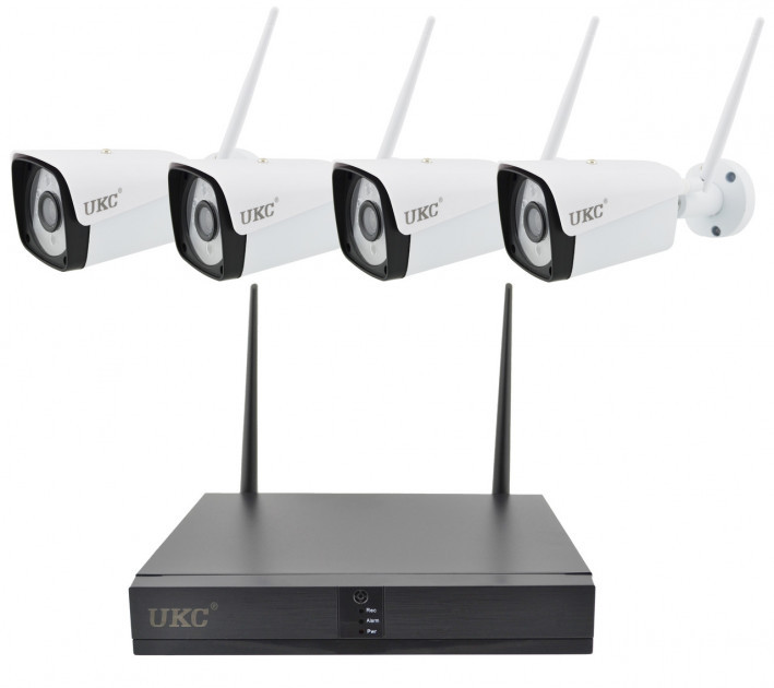 Уличный Комплект Видеонаблюдения на 4 камеры беспроводной WiFi DVR 6674 ...