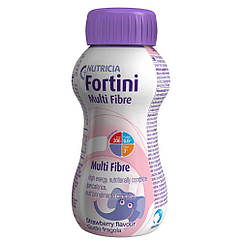 Nutricia Fortini дитяче ентеральне харчування з харчовими волокнами, смак полуниці, 200 мл. (Фортіні)