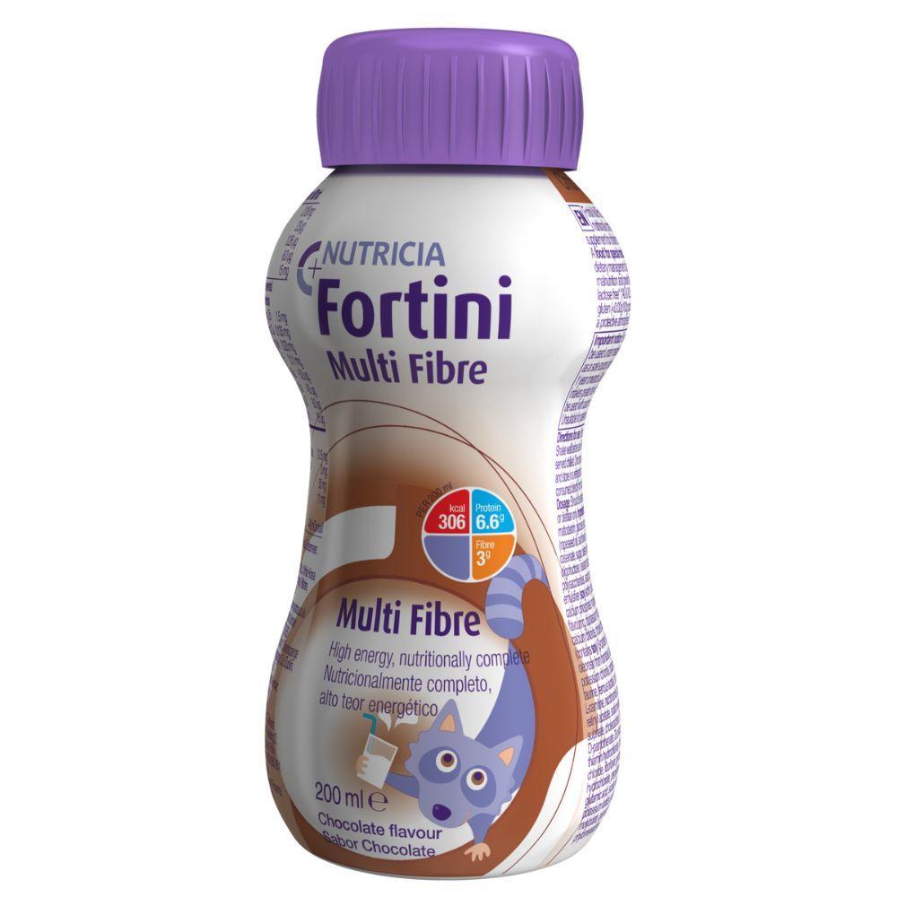 Nutricia Fortini дитяче ентеральне харчування із харчовими волокнами, смак шоколаду, 200 мл. (Фортіні), фото 1