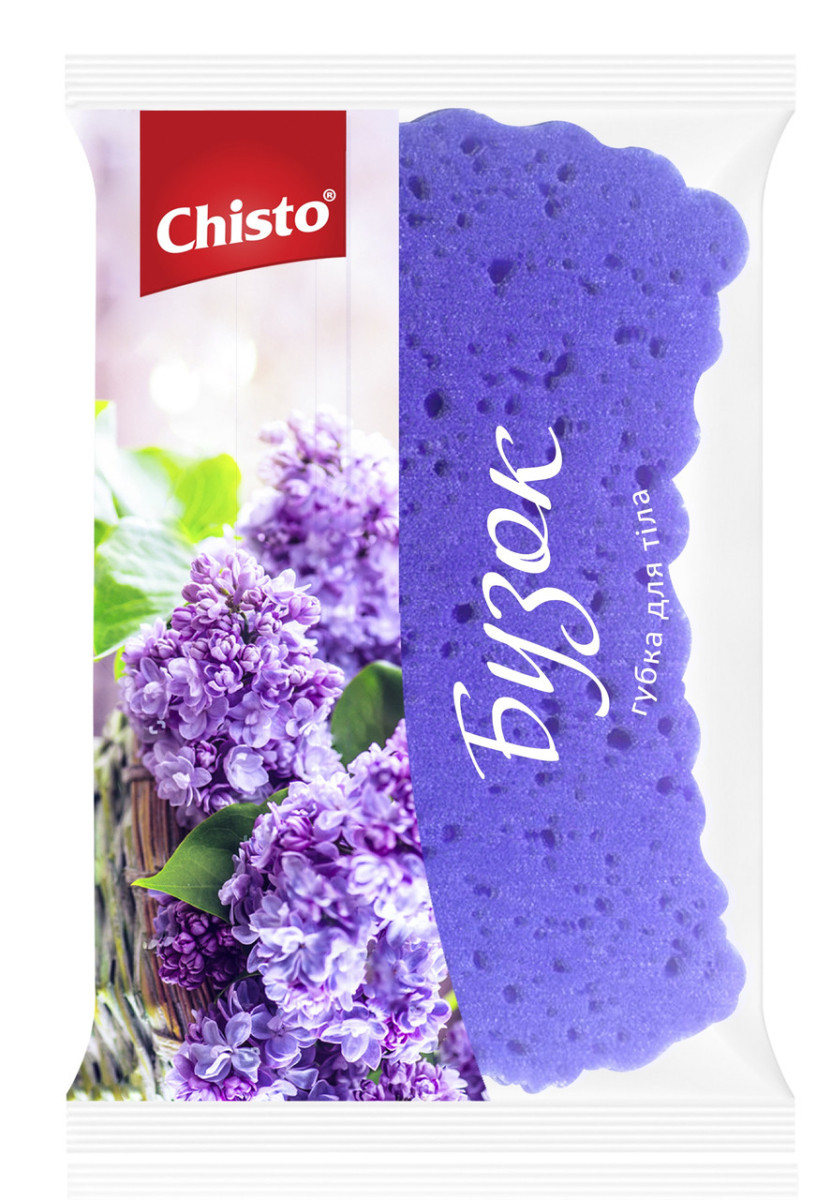 Chisto Губка  банна поролонова "Бузок", фото 1