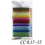 Вії I-BEAUTY Веселка CC 0,15-12 (12 ліній), фото 3