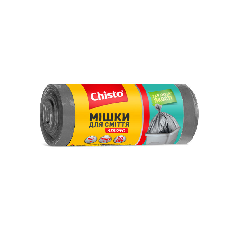 Chisto Мішки д/сміття strong 35лх30шт, фото 1