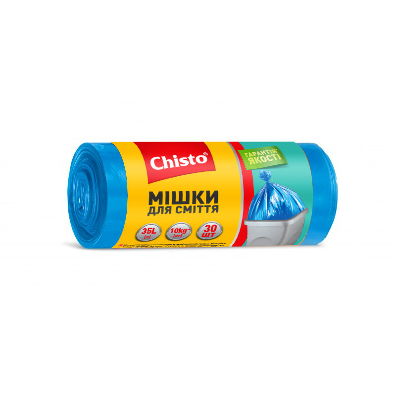 Chisto Мішки д/сміття міцні 35лх30шт, фото 1