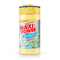 MAXI POWER Засіб д/миття посуду 1л Банан