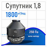 Даховий димосос "Супутник"- термостійкий вентилятор на трубу  1800 м3/год (250 мм) 250Па  380/220В, фото 5