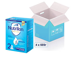 Nutrilon Premium+ 2 Cуміш для дітей з 6 до 12 місяців (упаковка 600г. х 4 шт.) (Нутрілон)