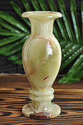 Ваза з натурального каменю онікс, 19.5 см (колір, як на фото)