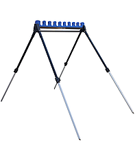 Підставка фідерна під 9 вудилищ Weida неопрен