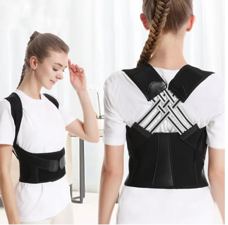 Еластичний коректор постави POSTURE , корсет для вирівнювання спини та розвантаження хребта XXL, фото 1