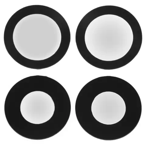 Скло камери для iPhone 12, iPhone 12 mini, чорне, без рамки, комплект 2 шт., фото 1