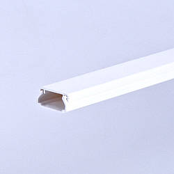 LHD 20x10 Кабельний канал з ПВХ білого кольору 20х10мм; Серія LH, довжина 2м