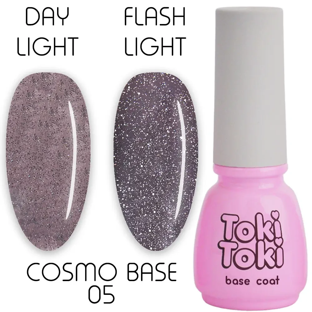 Світловідбиваюча база для гель-лаку Toki-Toki Cosmo Base CB05