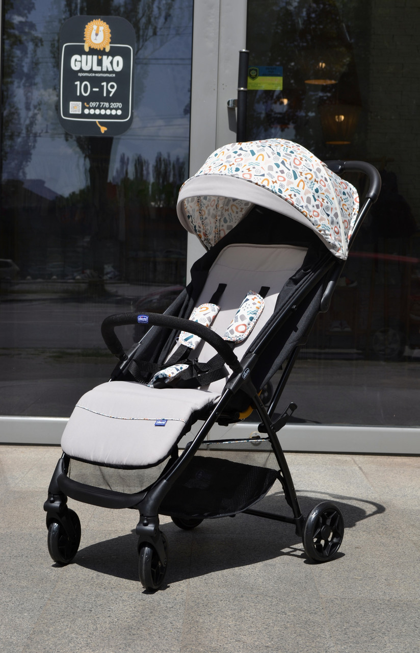 Коляска прогулянкова Chicco Glee, light grey