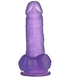 Фалоімітатор DILDO JELLY STUDS S, фото 3