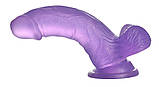 Фалоімітатор DILDO JELLY STUDS S, фото 4