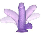 Фалоімітатор DILDO JELLY STUDS S, фото 6