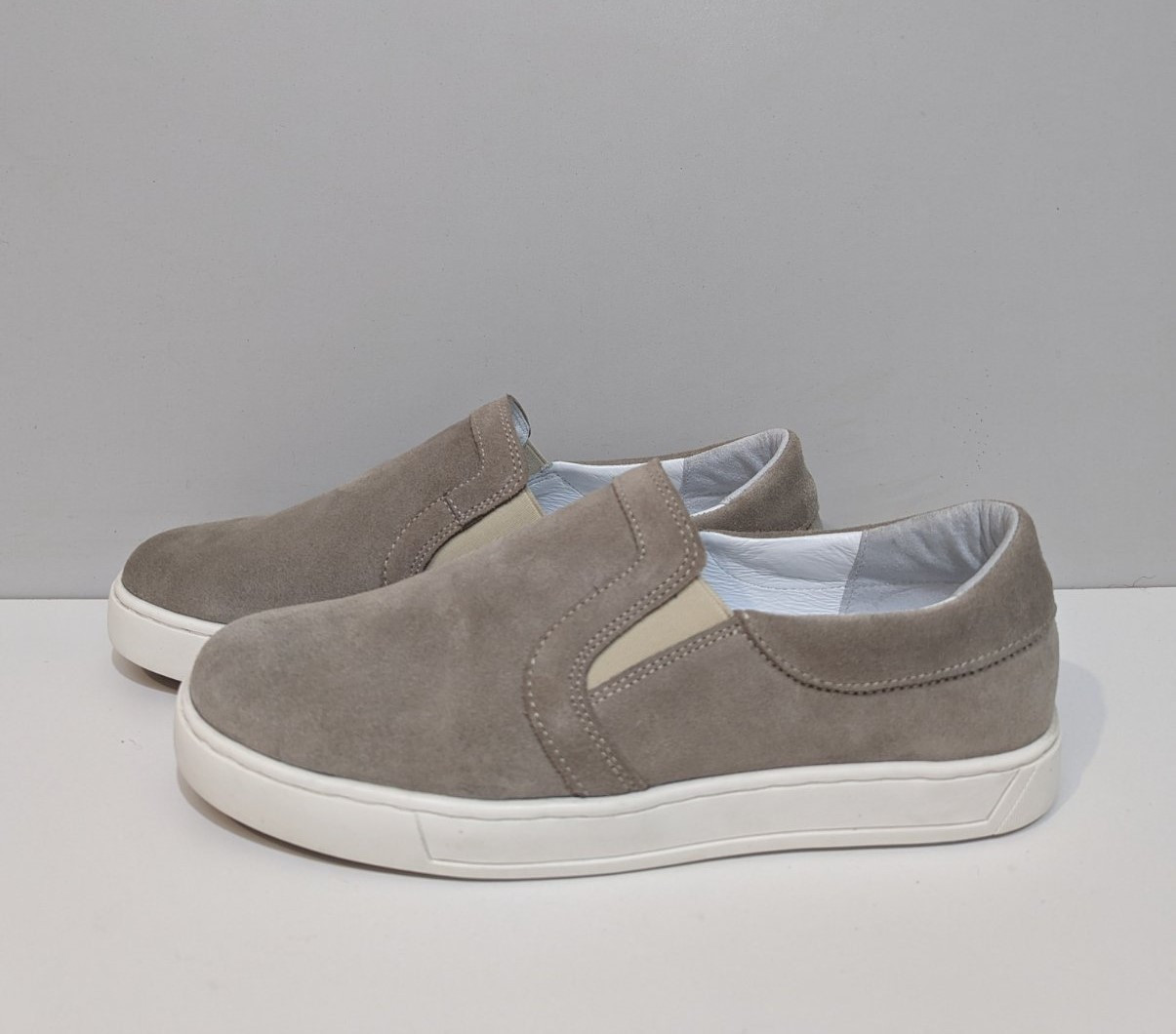 STTOPA Розміри 33-45. Сліпони великих розмірів шкіряні. 183-3345 Бежеві., фото 1