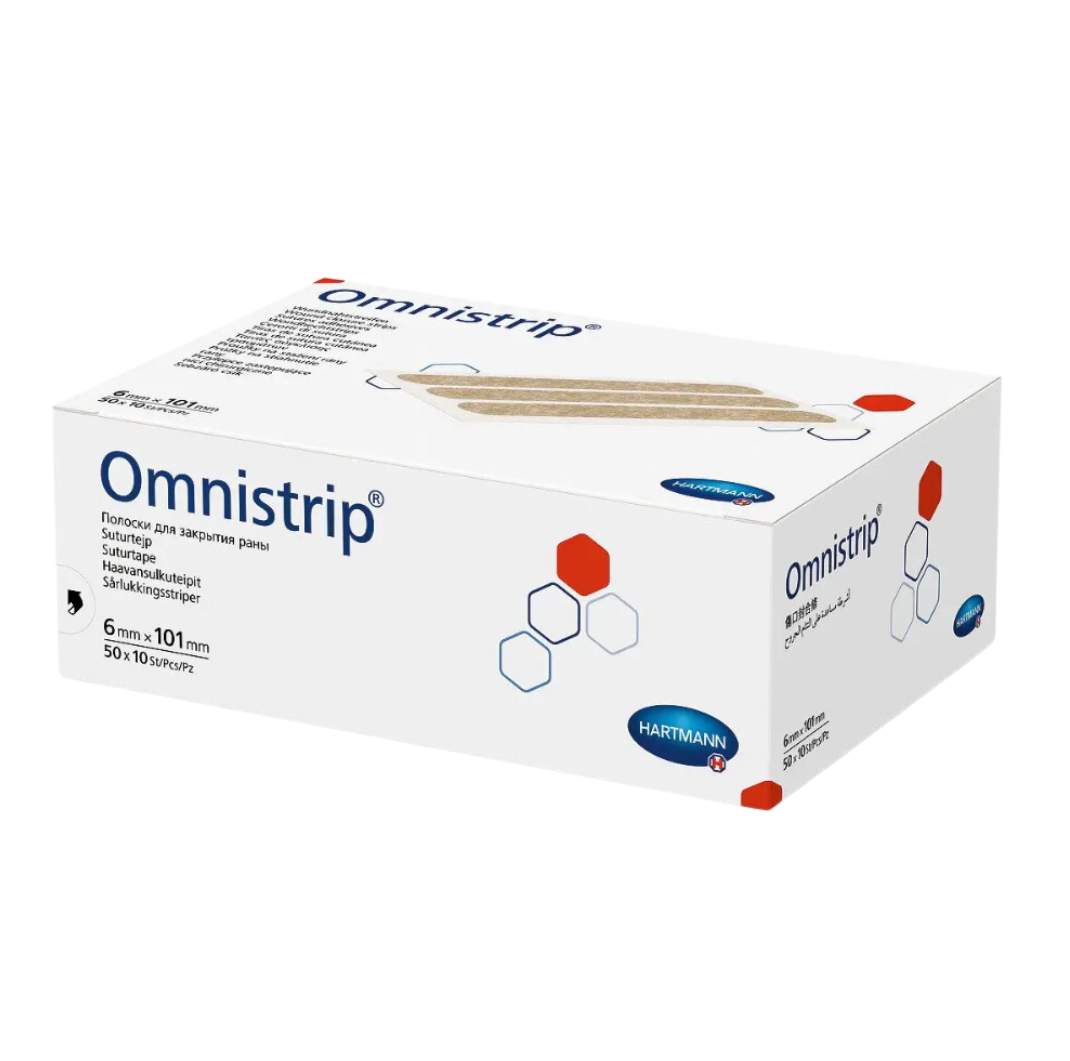 Смужки для безшовного закриття ран Omnistrip® 6мм x 101мм 10шт