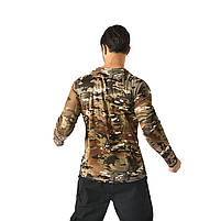 Тактичний лонгслів чоловічий Lesko A659 Camouflage CP S з довгим рукавом шт, фото 6