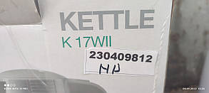 Електричний чайник Gorenje K 17WII No 230409812, фото 4