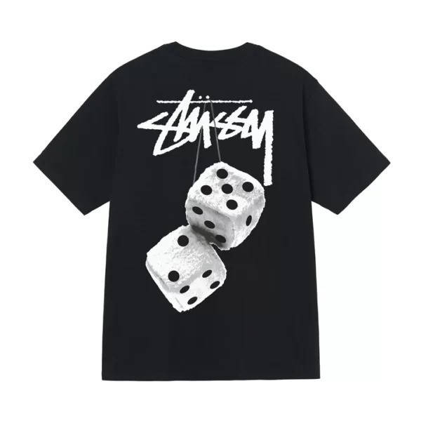 STUSSY 23AW DICE FUZZY CREW Size M 美品 stussy-fuzzy-dice-fleece-crew-