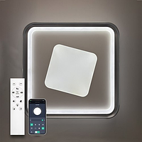 Світильник світлодіодний стельовий LUMINARIA LAKE 120W 3000-6500К S500 APP WHITE/GRAY 220V IP20 з пультом ДУ