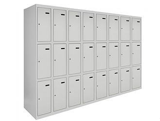 Камера для зберігання (локер) 3-х рівнева ШКМ 24 комірки