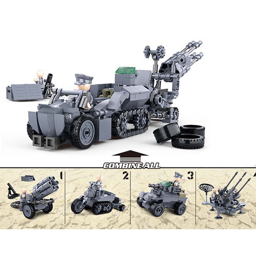 Конструктор SLUBAN M38-B0681 військова техніка, фигурки, 368 деталей