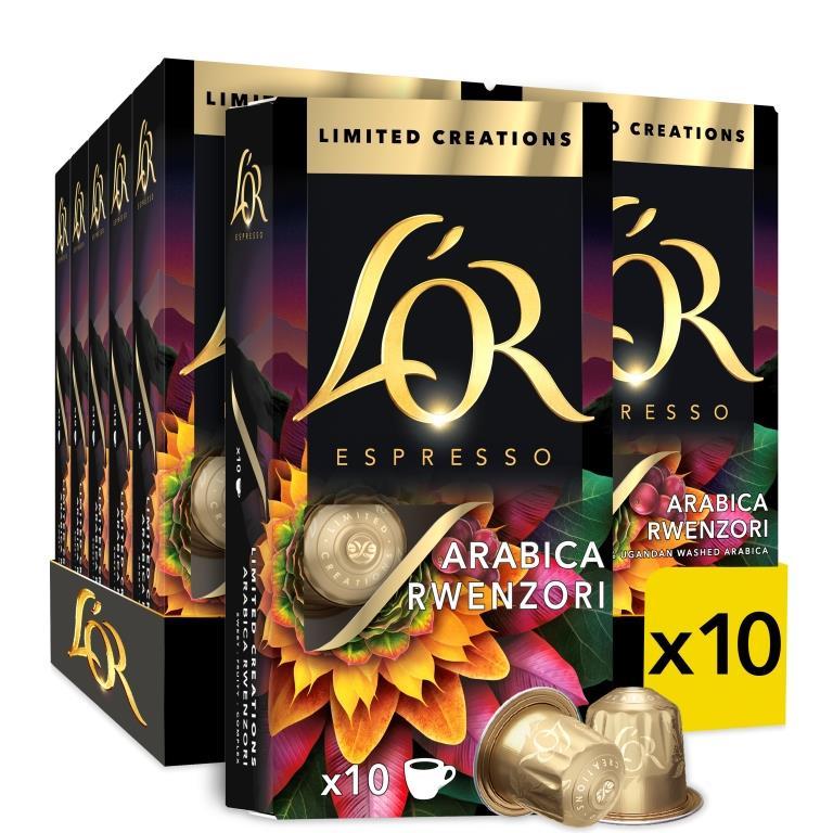 Кава в капсулах L'OR Arabica Rwenzori Uganda, 100 капсул Nespresso