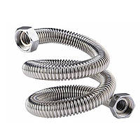 Сильфонний нержавіючий шланг | Збірка на комплектуючих Eco-Flex 200 см Гайка - Гайка d16 3/4" Підключення Води