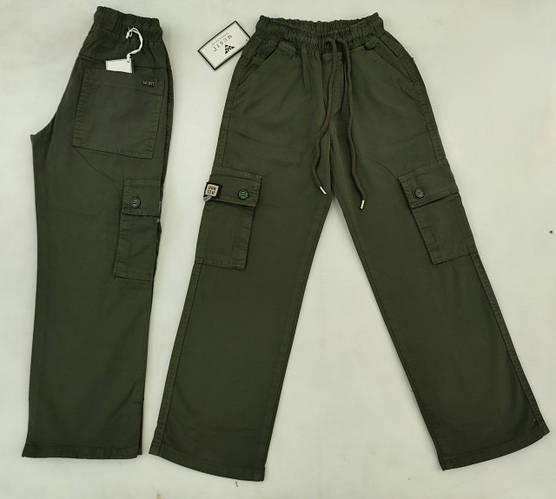 Брюки карго Musti широкие для мальчика 6-16 лет багги,скейтеры , Черный ...