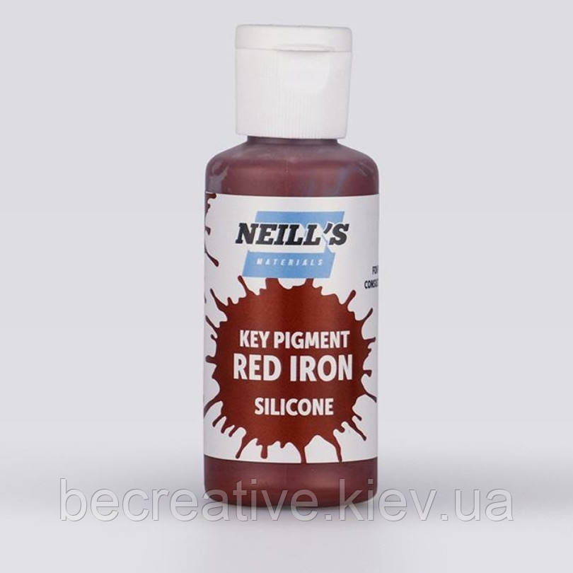 Пігмент для силікону відтінку червоного заліза Neill's Materials
