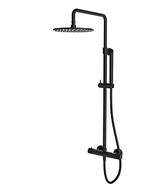 Душова система з термостатом Omnires Contour antracite латунь