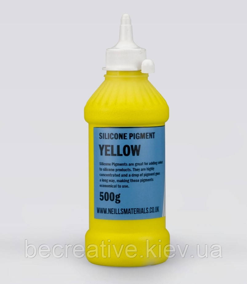 Жовтий пігмент для силікону Neill's Materials 500 г