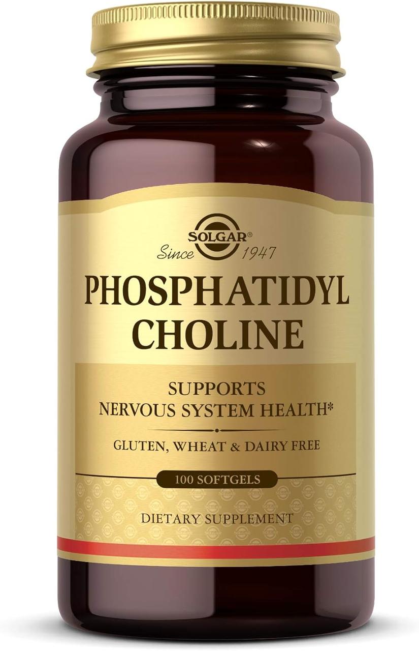 Solgar Phosphatidylcholine 100 Softgels Фосфатидилхолін