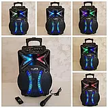 Колонка портативна акустична ZPX ZX-7782 з пультом і мікрофоном, фото 2