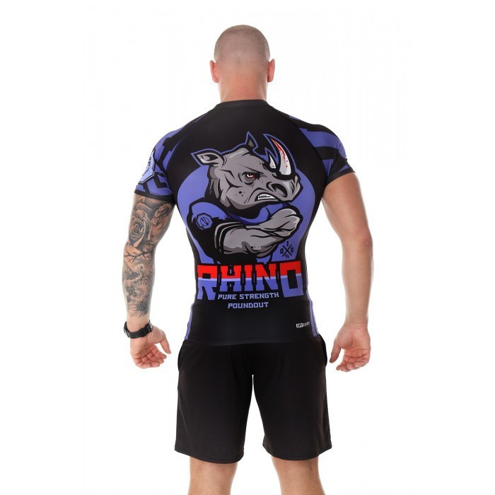 Чоловіча футболка стрейч Poundout Gear "RHINO" SUB-SKIN tech - XXL