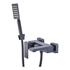 Змішувач для ванни Zerix KUB-008 (Euro) Black з нержавіючої сталі