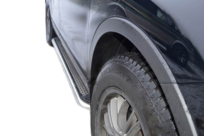 Бокові пороги Maydos V2 (2 шт., нерж) для Mazda CX-5 2012-2017рр