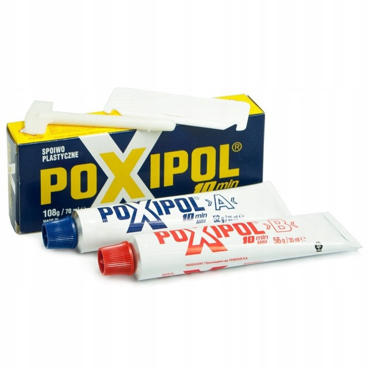 Клей POXIPOL 10 хвилин 108г/70 мл металевий