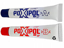 Клей POXIPOL 10 хвилин 108г/70 мл металевий, фото 6