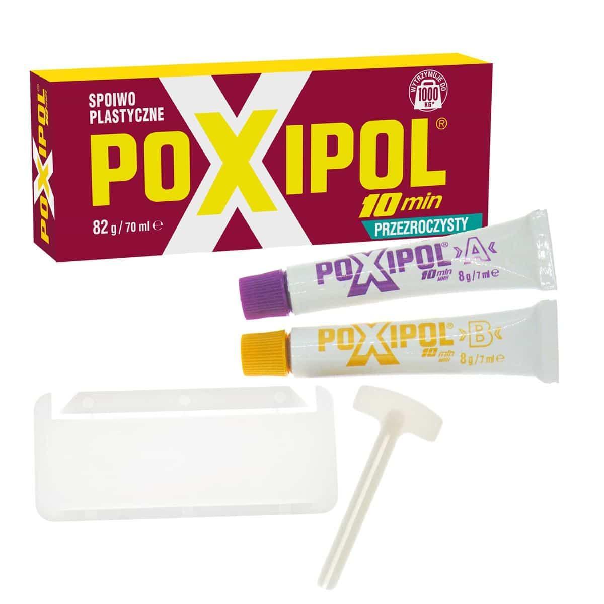 Клей POXIPOL 10 хвилин 82 г/70 мл прозорий