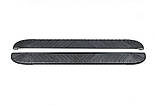 Бокові пороги Bosphorus Black (2 шт., Алюміній) Стандартна база для Ford Connect 2010-2013 рр, фото 3