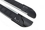Бокові пороги RedLine V1 (2 шт., Алюміній) Середня база для Citroen Jumper 2007-2024 та рр, фото 5