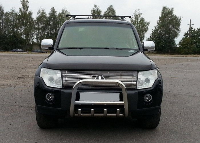 Кенгурятник QT006 (нерж.) 51 мм для Mitsubishi Pajero Wagon III