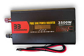 Інвертор з дисплеєм 3500Вт 12В (з чистою синусоїдою) (3500w 12v s)