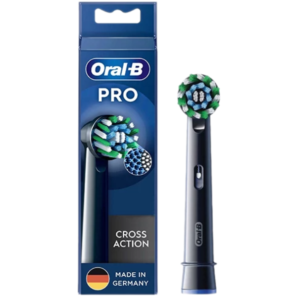 Насадка для електричної зубної щітки Oral-B EB50BRX Pro Cross Action Black (1 шт.)