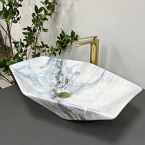 Умивальник (раковина) VBI VENEZIA GRANIT GLOSSY накладний, фото 1